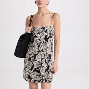 Anine Bing Kieran Dress in Black Floral